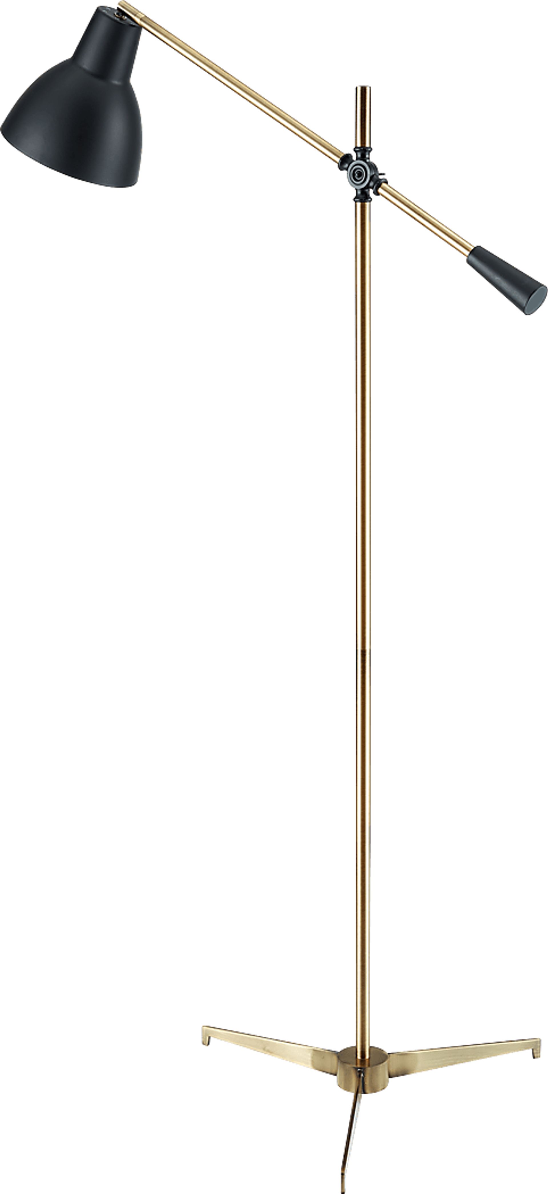 Abberton Brass Floor Lamp - Image 4