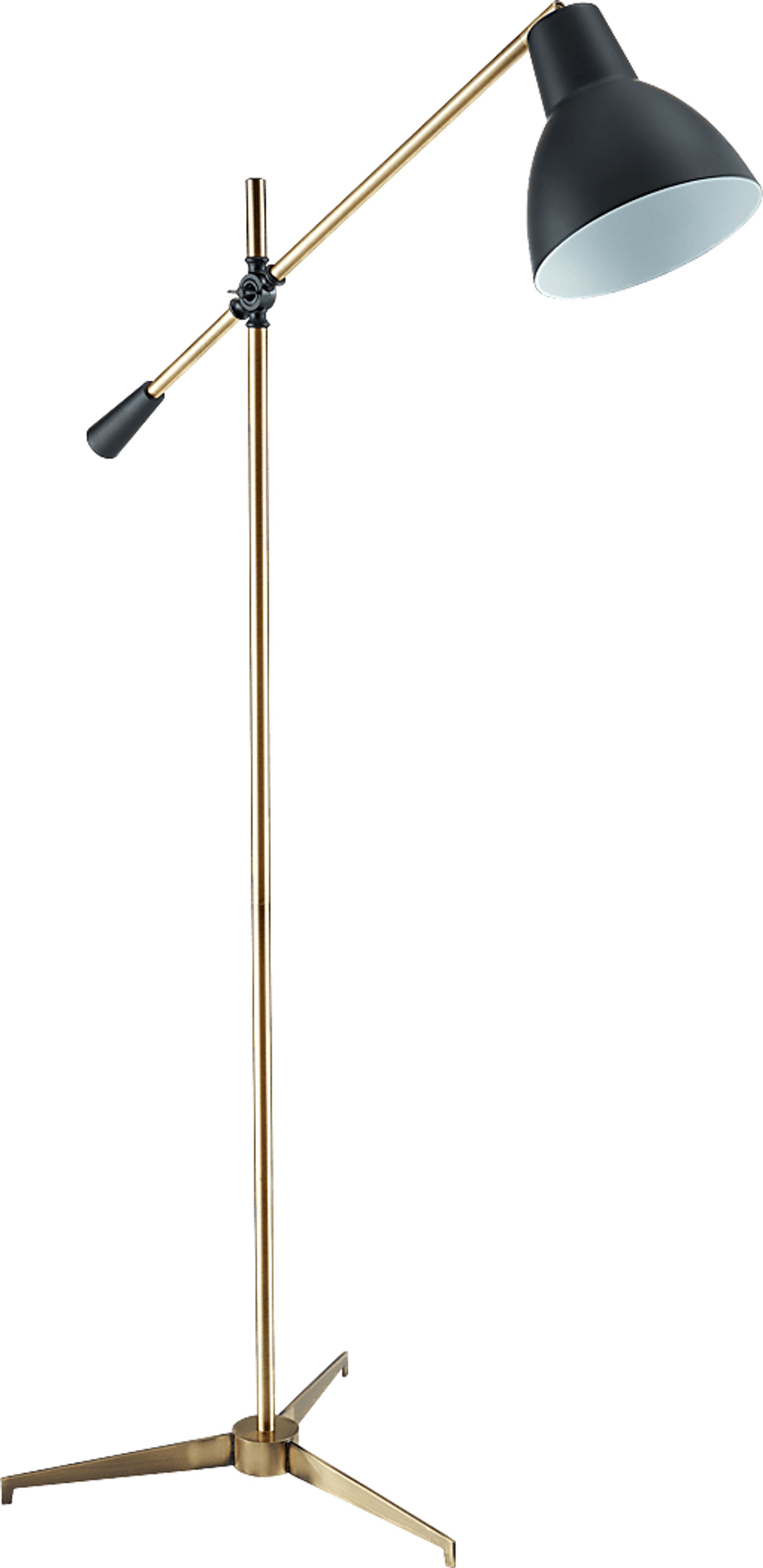 Abberton Brass Floor Lamp - Image 1