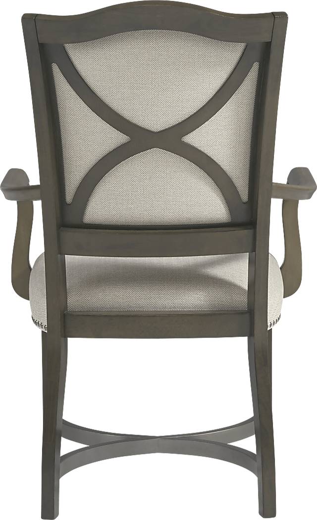 Abbey Court Beige Upholstered Arm Chair - Thumbnail - Image 3