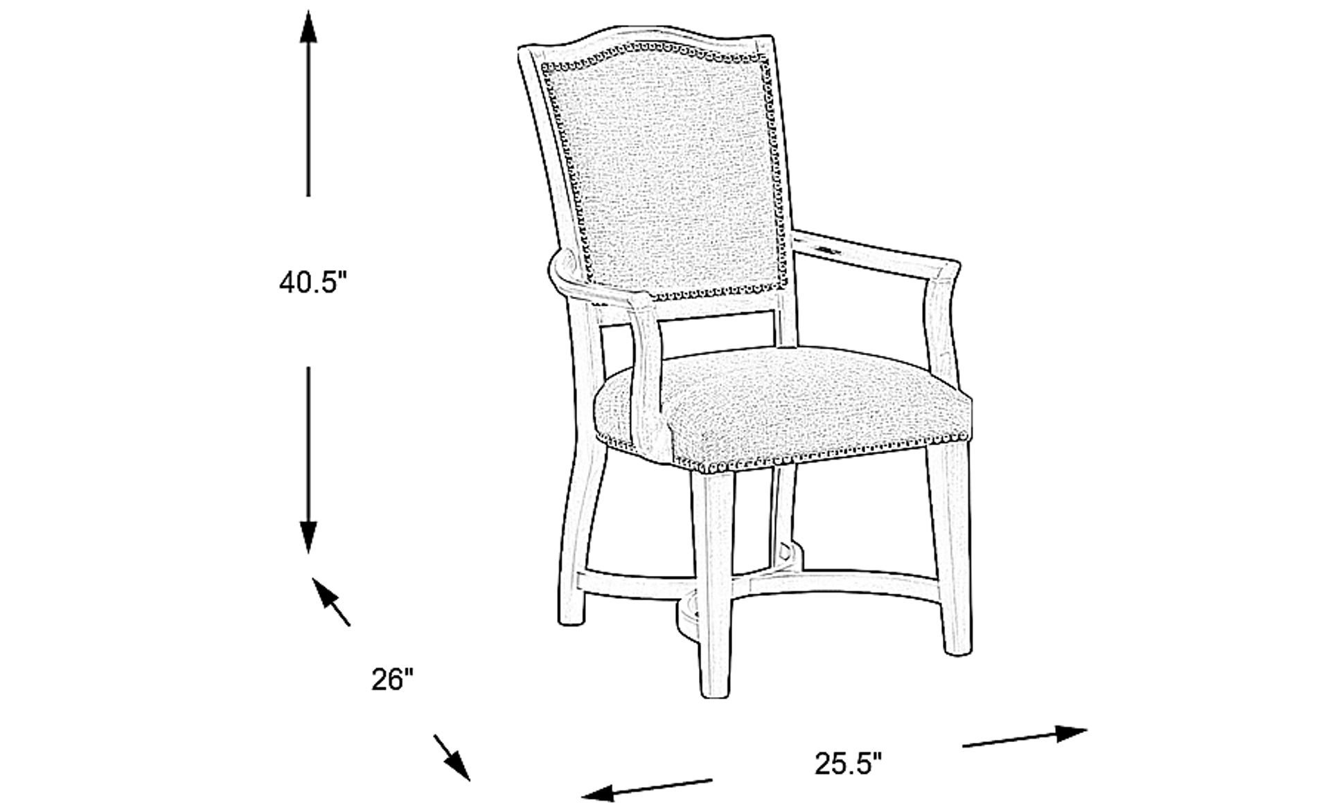 Dimension Image. Please refer to the Dimension Tab on this page for dimension details.