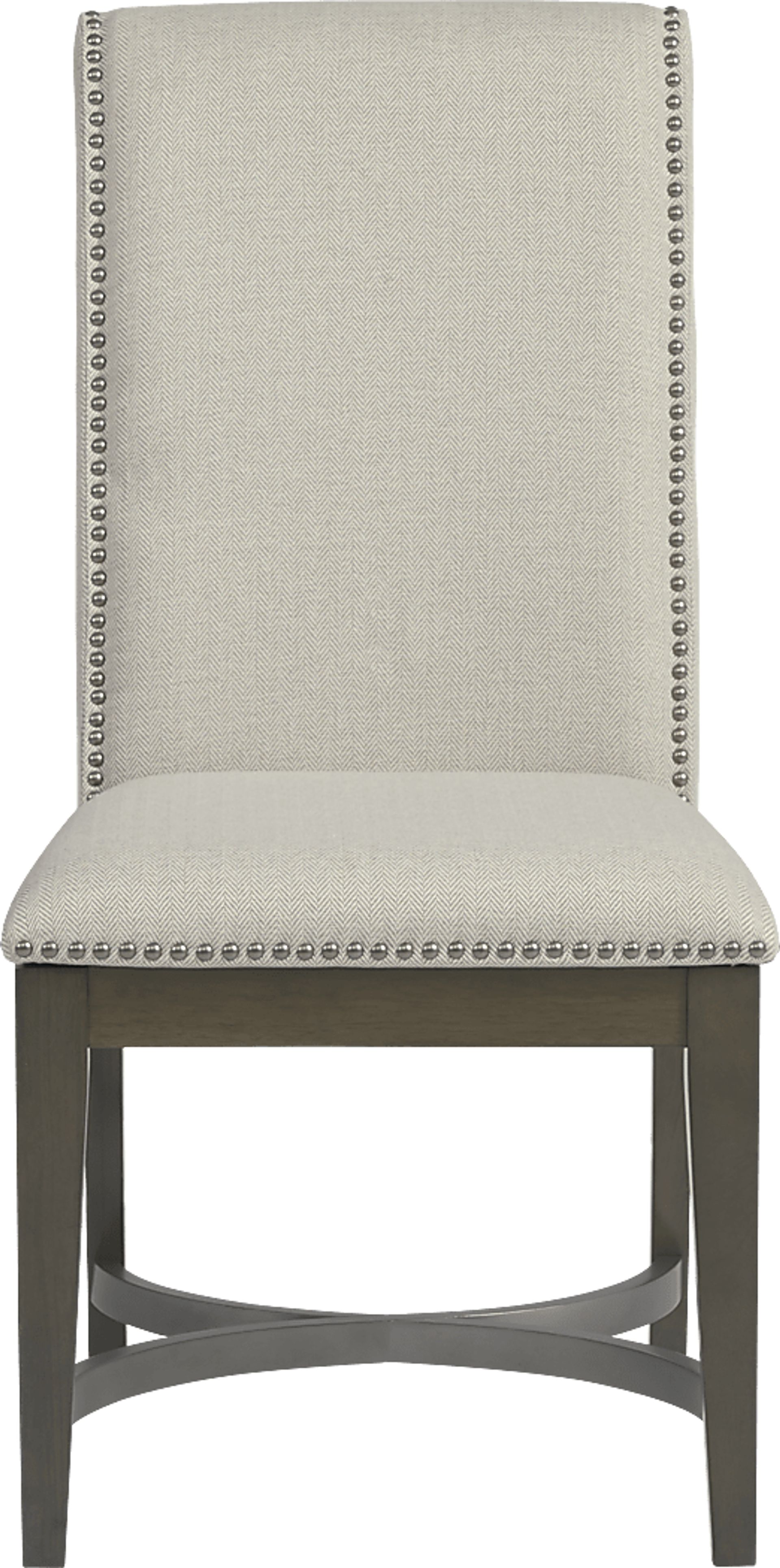 Abbey Court Beige Upholstered Side Chair - Image 2