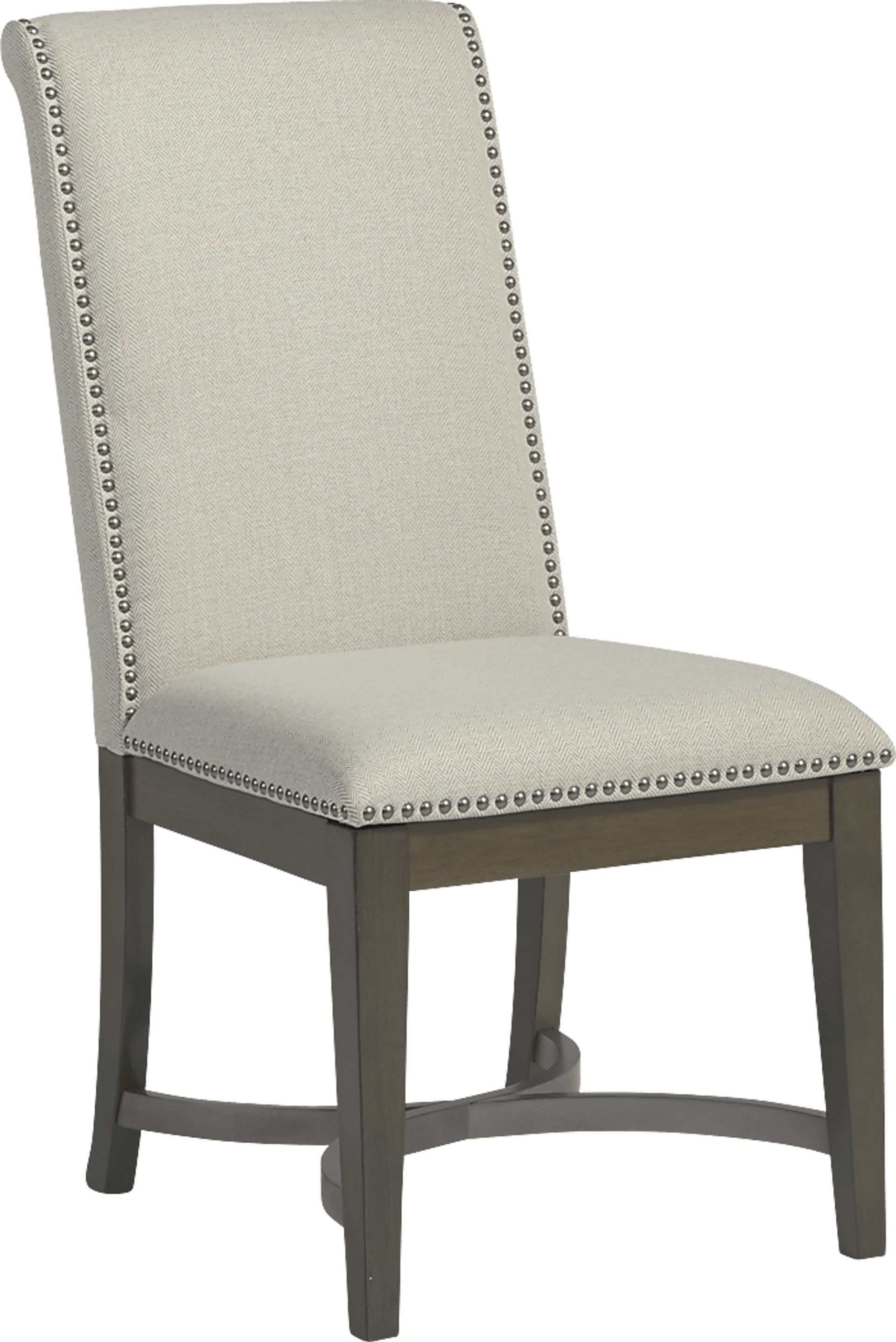 Abbey Court Beige Upholstered Side Chair - Image 1