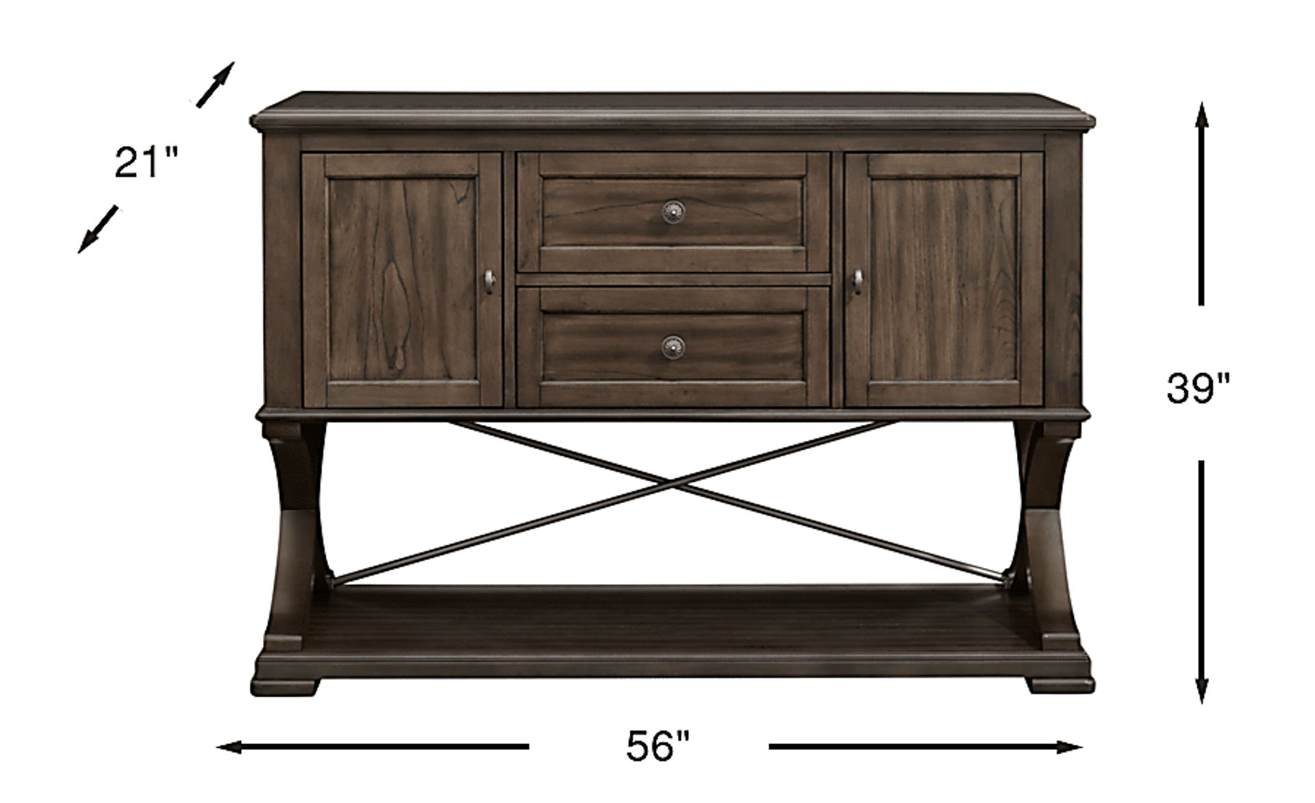 Dimension Image. Please refer to the Dimension Tab on this page for dimension details.