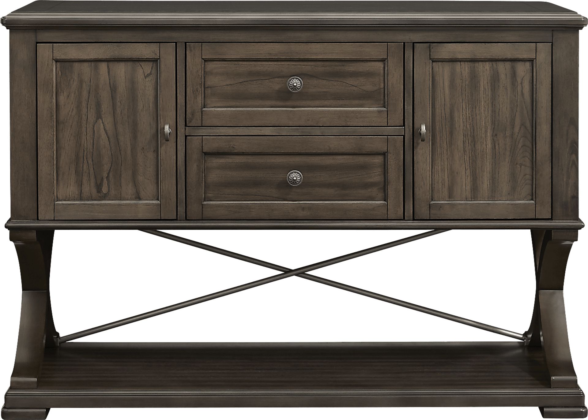 Abbey Court Brown 8 Pc Dining Room - Image 4