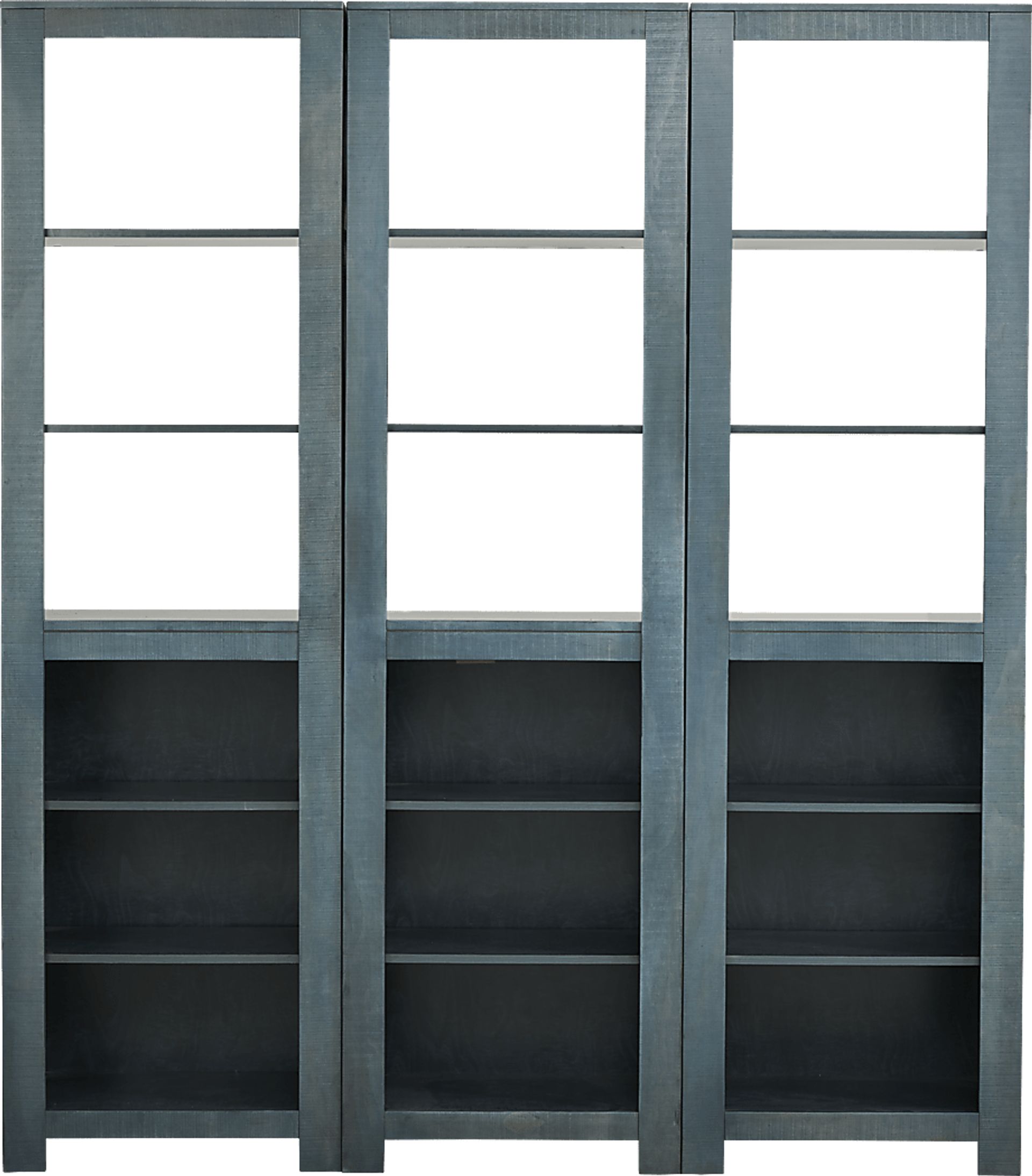 Abbey Springs Blue 3 Pc Bookcase - Image 1