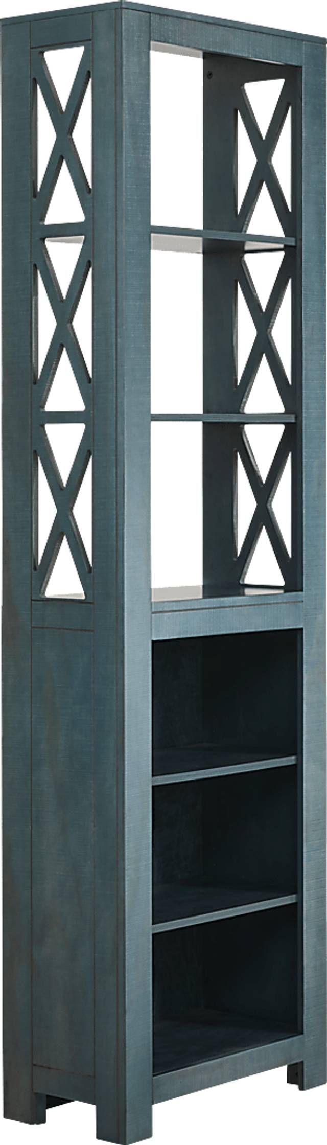 Abbey Springs Blue Bookcase - Thumbnail - Image 3