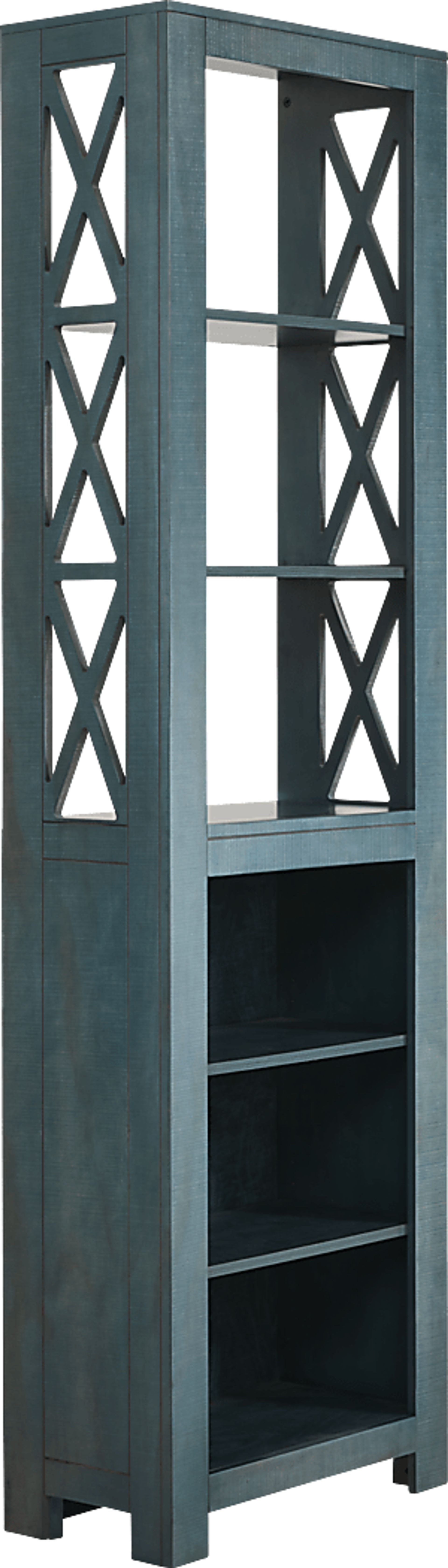 Abbey Springs Blue Bookcase - Image 3