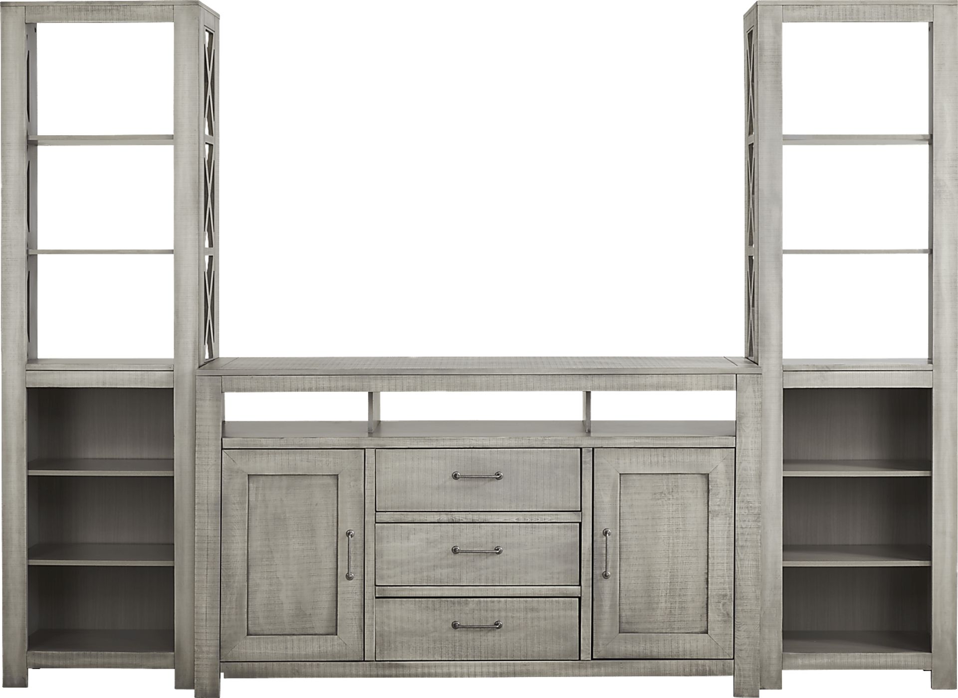 Abbey Springs Gray 3 Pc Wall Unit - Image 1