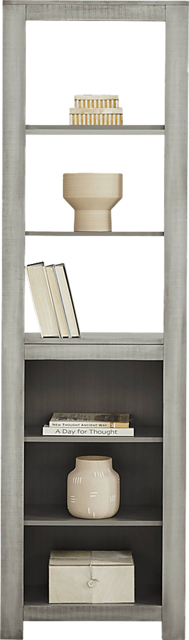 Abbey Springs Gray Bookcase - Thumbnail - Image 2