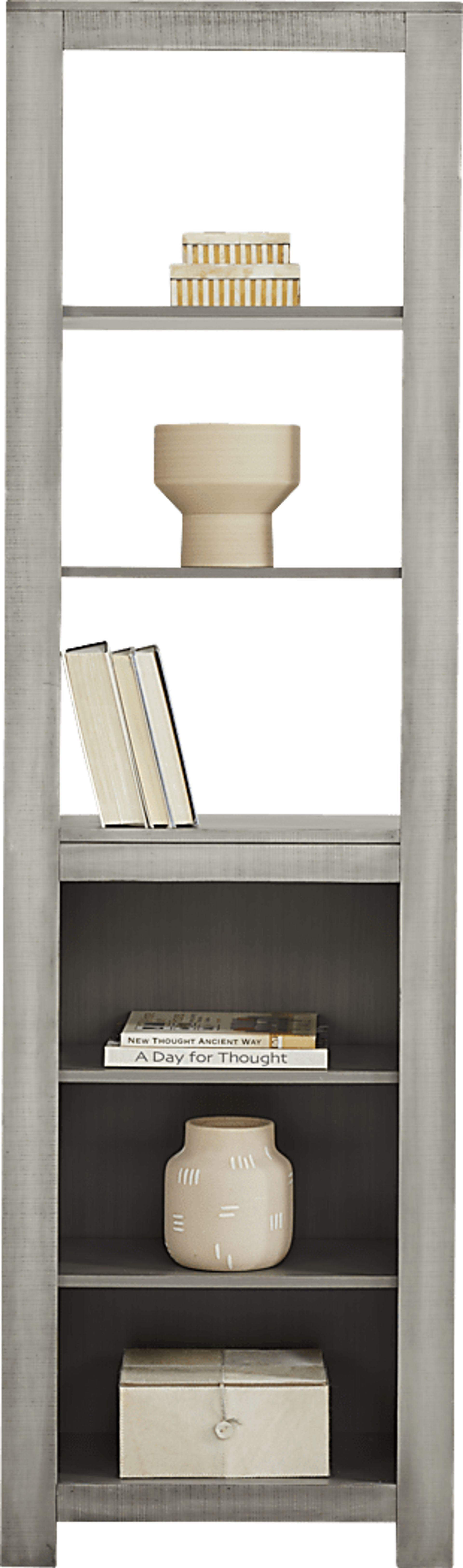 Abbey Springs Gray Bookcase - Image 2