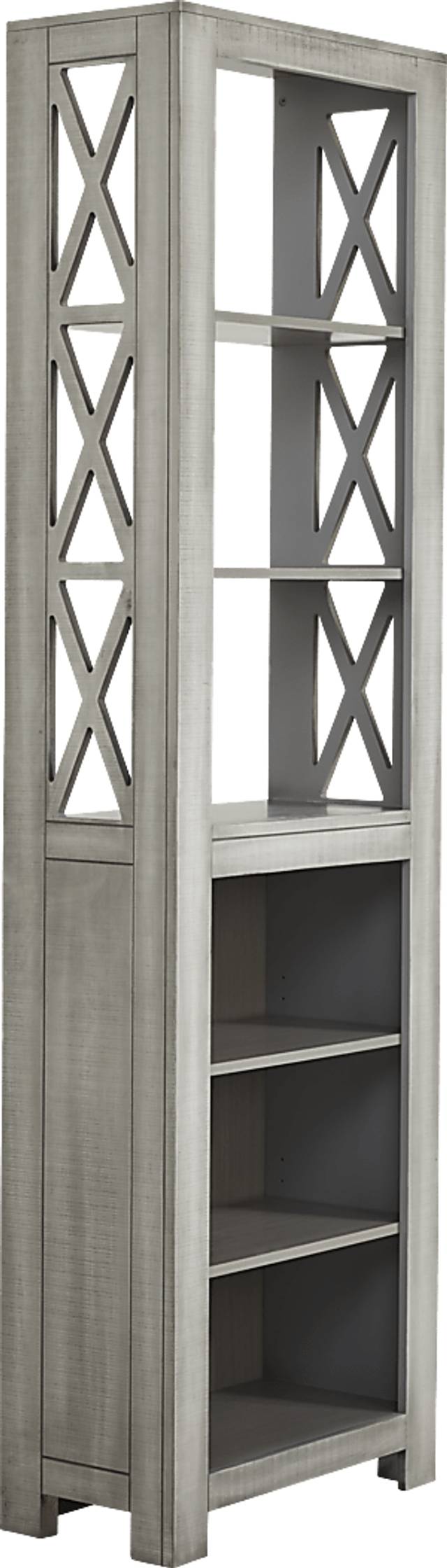 Abbey Springs Gray Bookcase - Thumbnail - Image 3