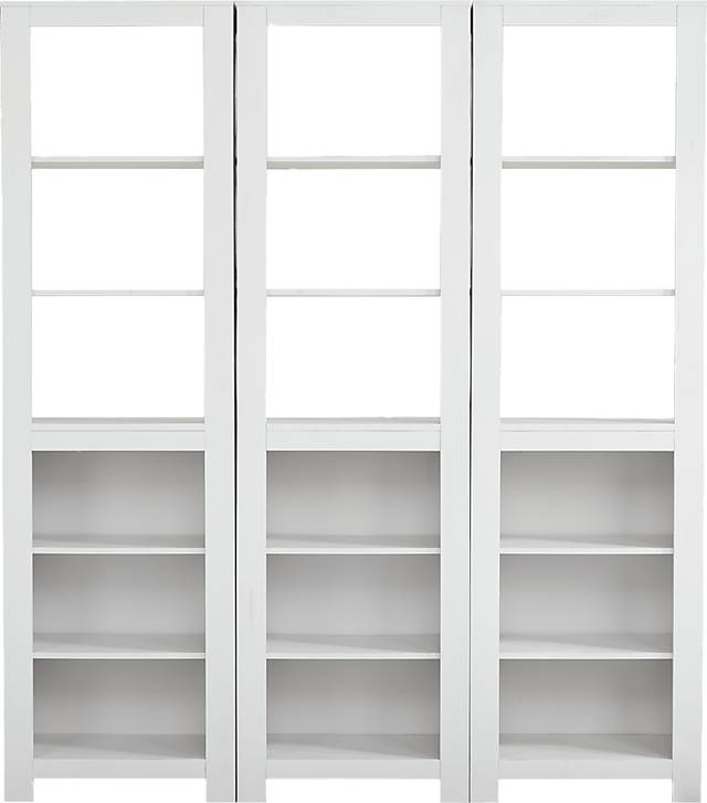 Abbey Springs White 3 Pc Bookcase - Thumbnail - Image 1