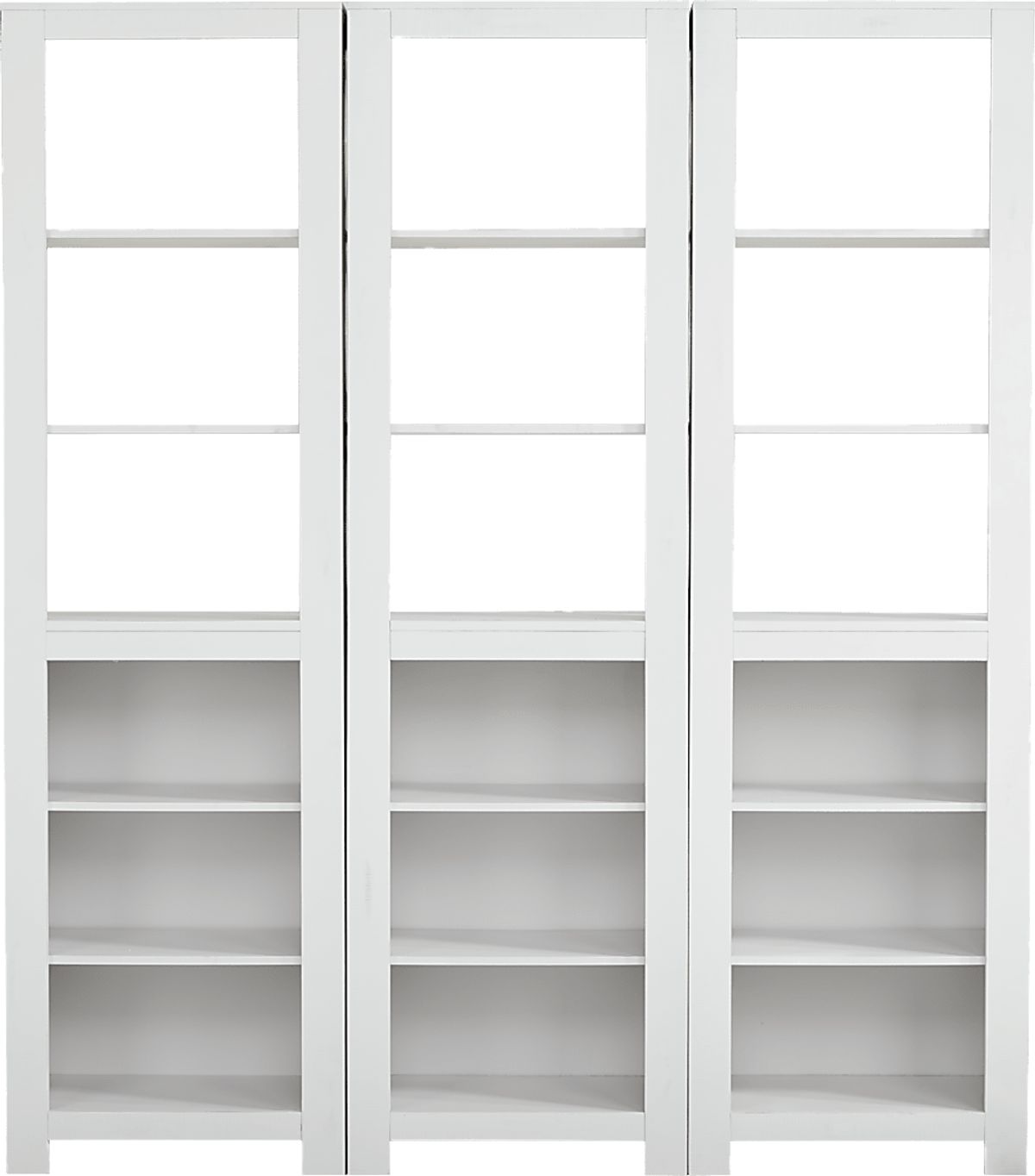 Abbey Springs White Colors,White 3 Pc Bookcase Rooms to Go
