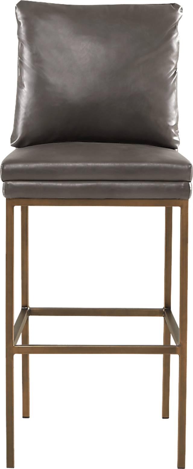 Abbeyhill Gray Barstool - Thumbnail - Image 2