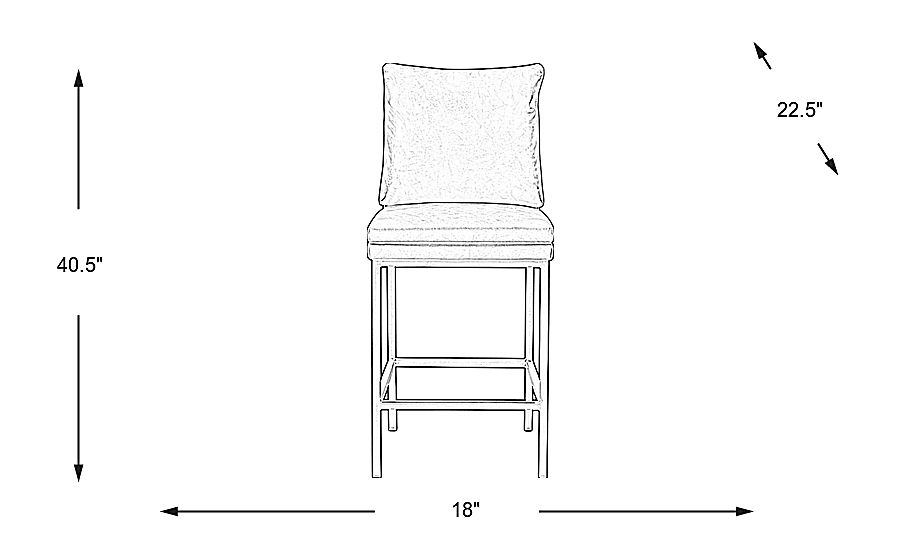 Abbeyhill Gray Counter Height Stool Rooms To Go
