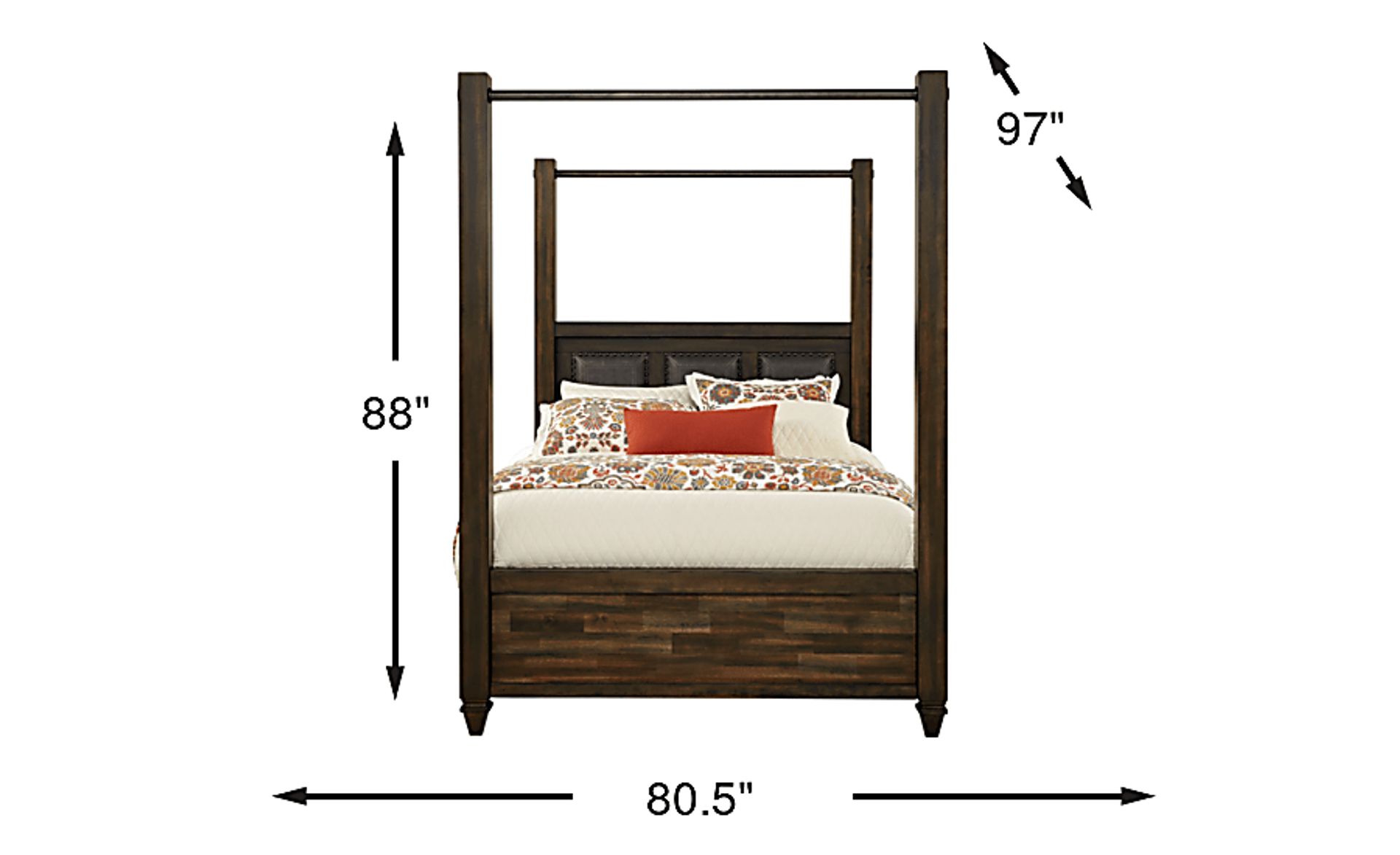 Dimension Image. Please refer to the Dimension Tab on this page for dimension details.