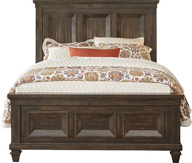 Abbeywood Brown 5 Pc Queen Panel Bedroom - Thumbnail - Image 2