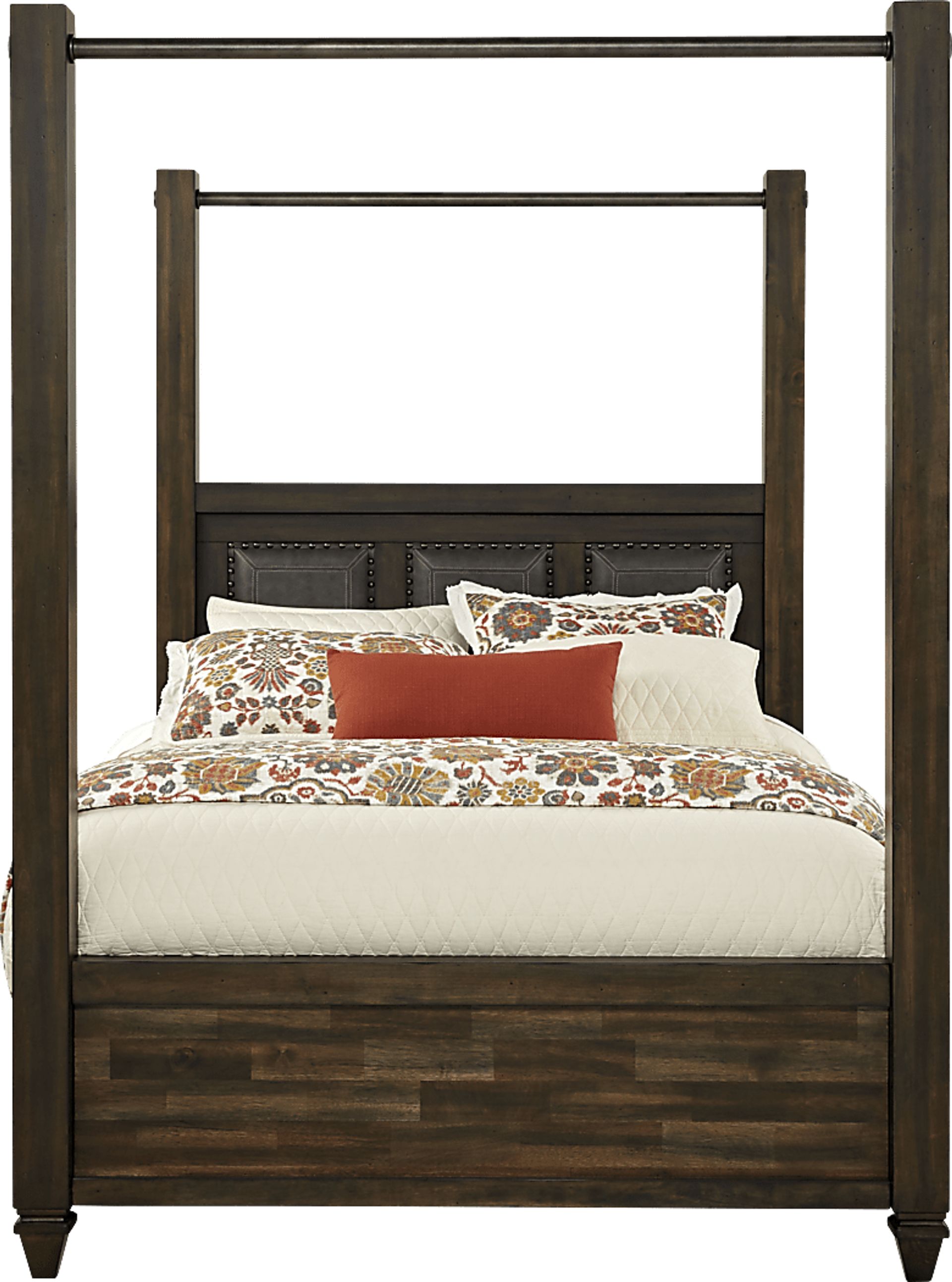 Abbeywood Brown 5 Pc King Poster Bedroom - Image 2