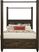 Abbeywood Brown 3 Pc Queen Poster Bed