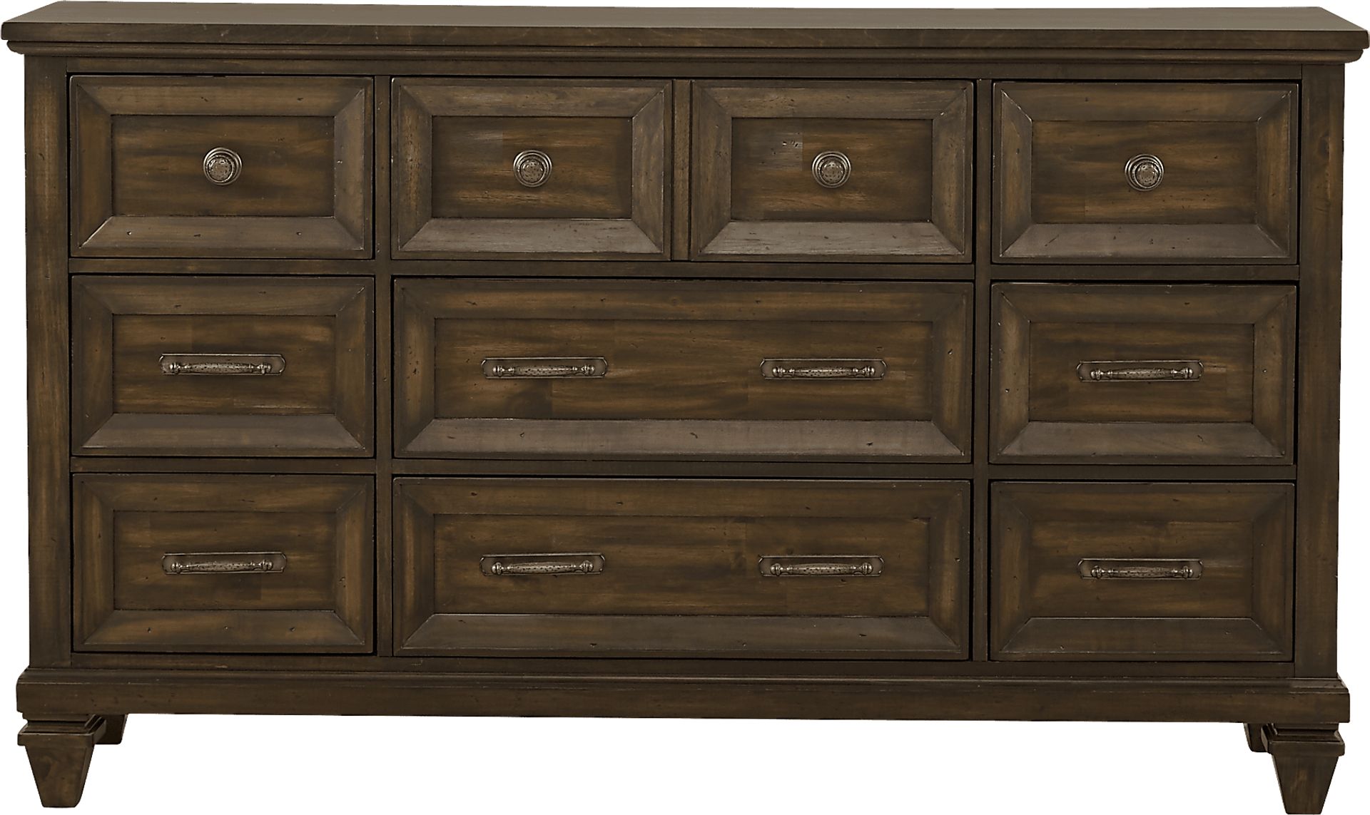 Abbeywood Brown Dark Wood Dresser | Rooms to Go