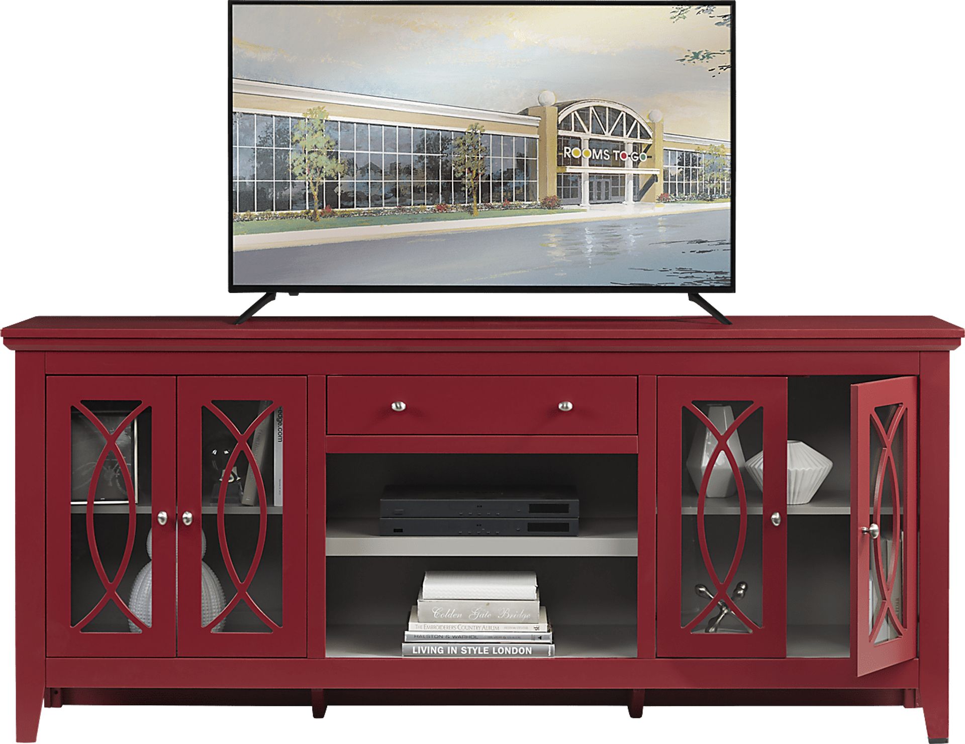 Abbie Crimson 80 in. Console - Image 2