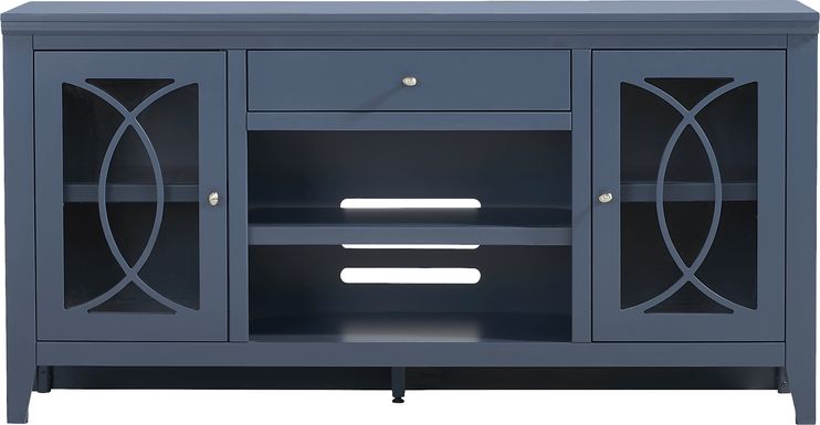 Abbie II Blue 66 in. Console