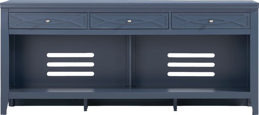 Abbie II Blue 77 in. Console