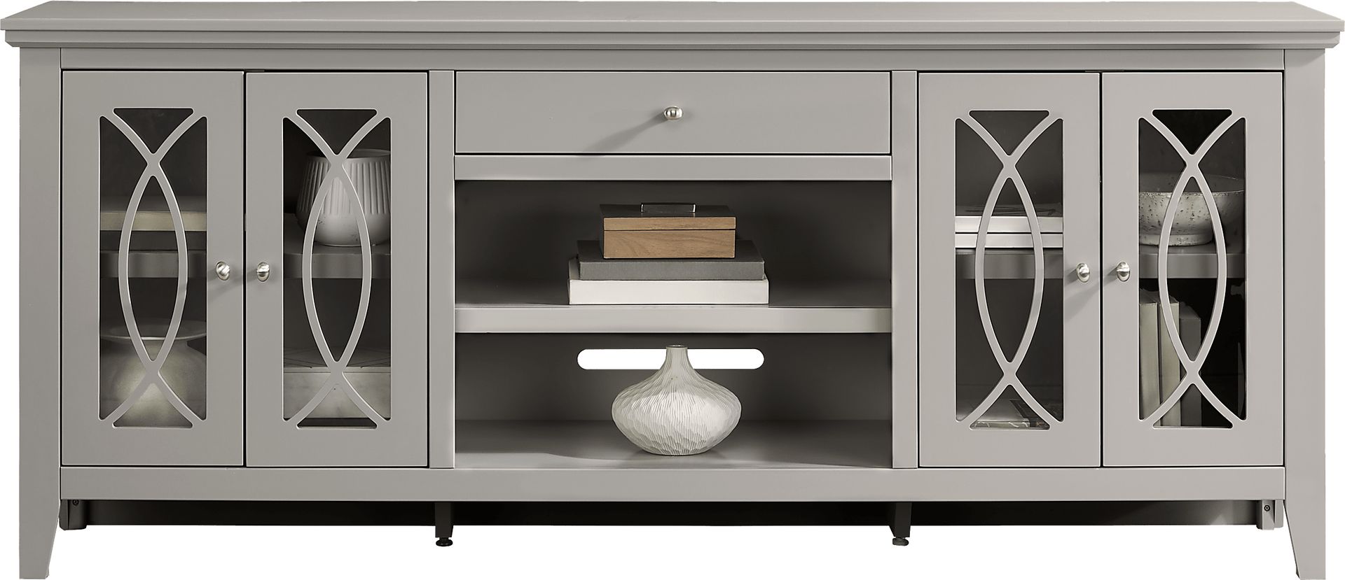 Abbie II Gray 80 in. Console - Image 2