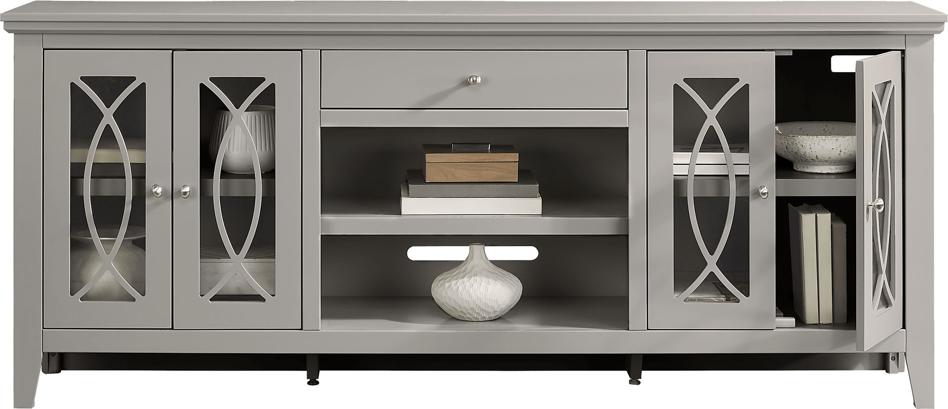Abbie II Gray 80 in. Console - Image 3