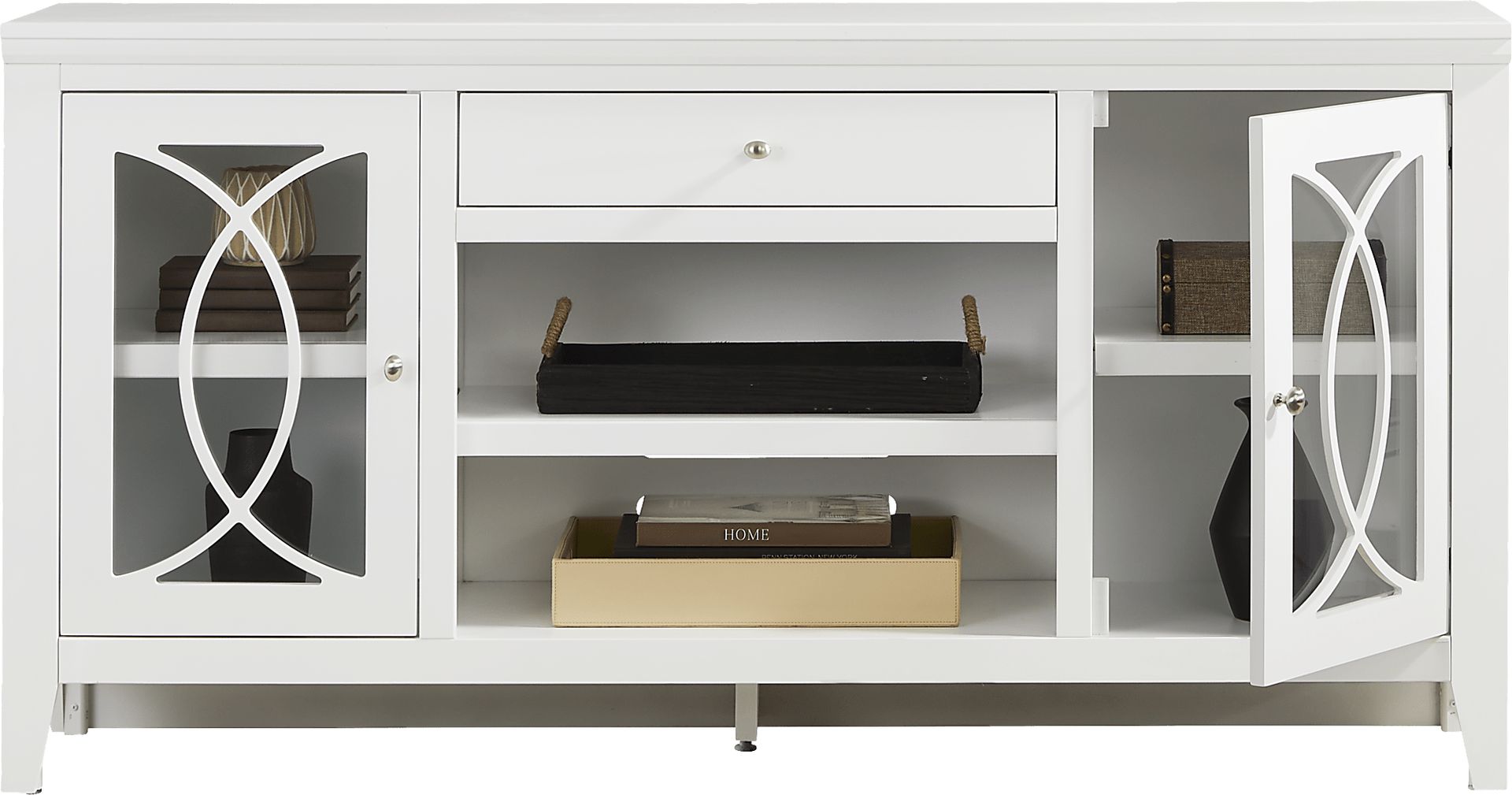 Abbie II White 66 in. Console - Image 2