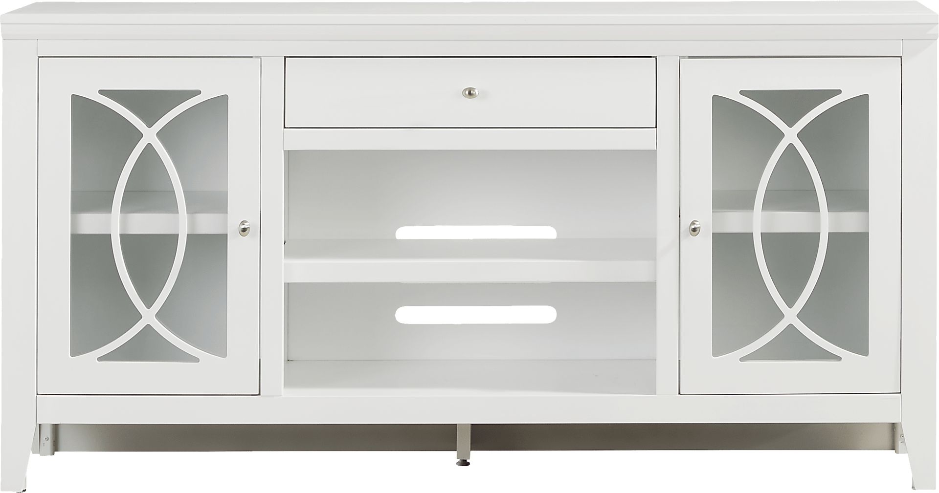 Abbie II White 66 in. Console - Image 1