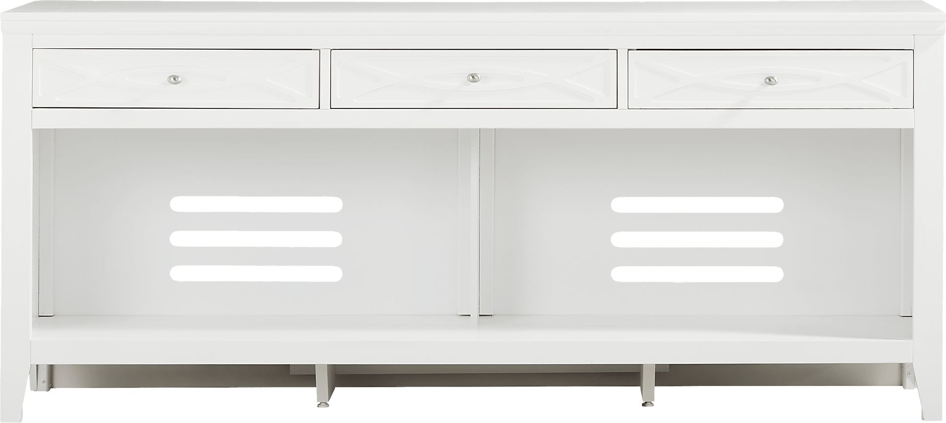Abbie II White 77 in. Console - Image 1