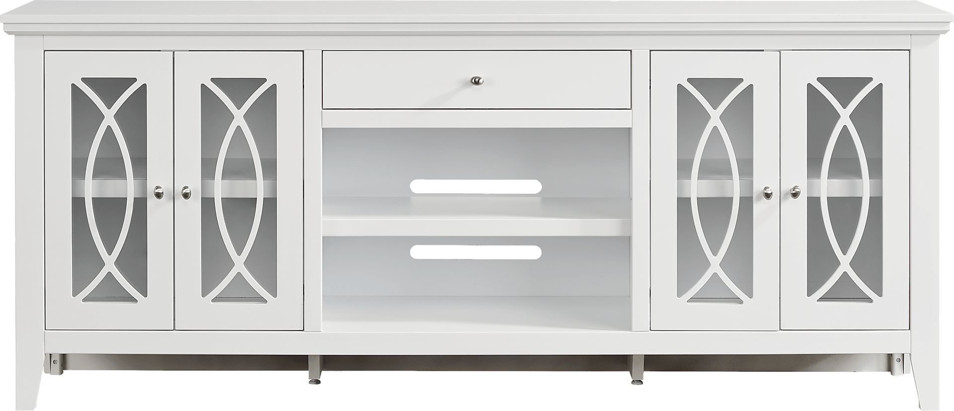 Abbie II White 80 in. Console - Image 1