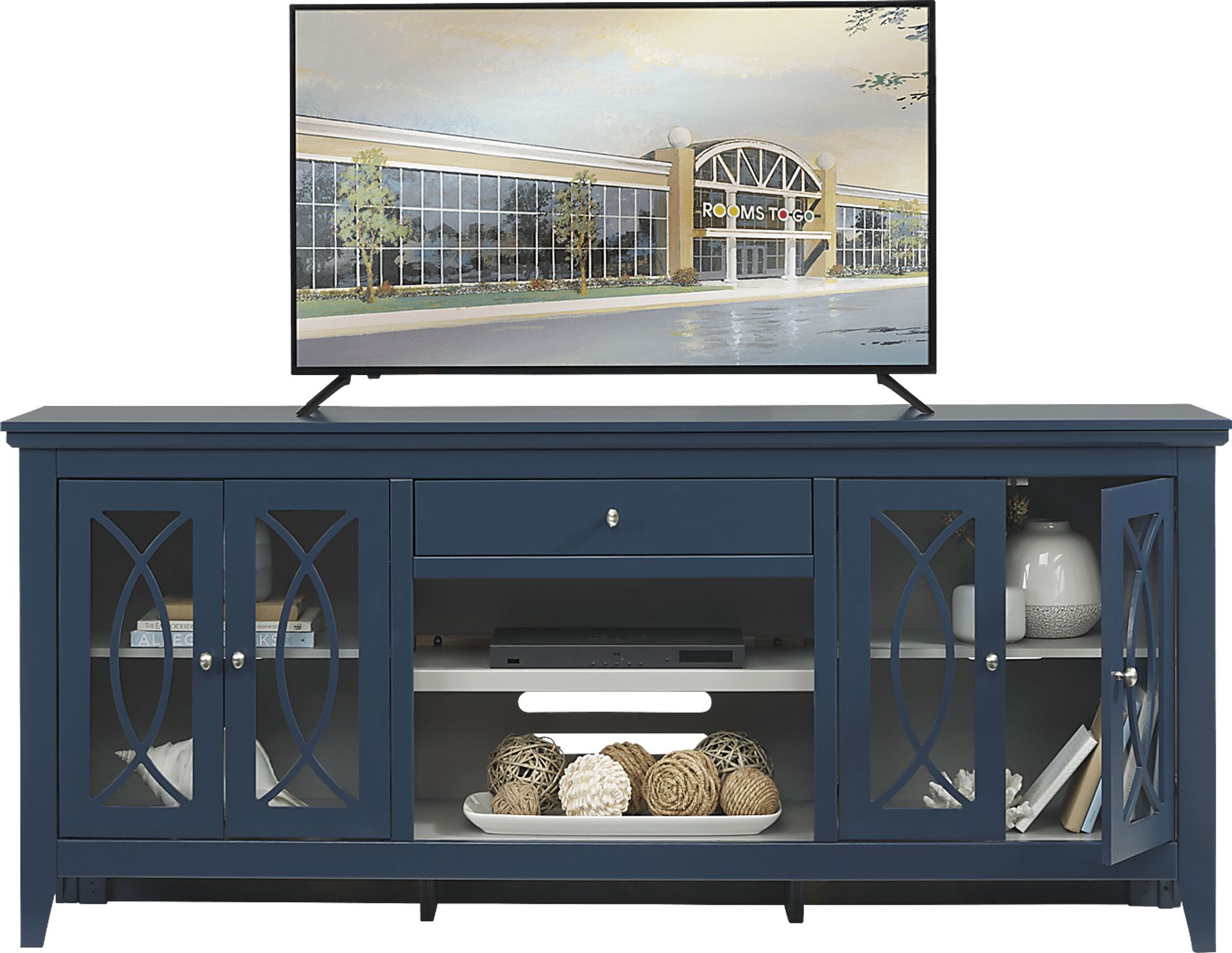 Abbie Navy 80 in. Console - Image 2