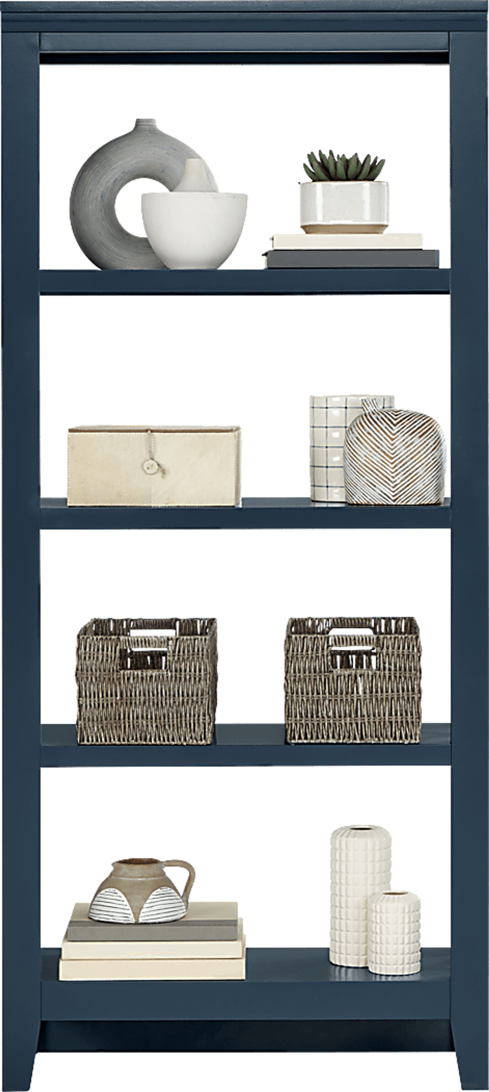 Abbie Navy Bookcase - Image 2