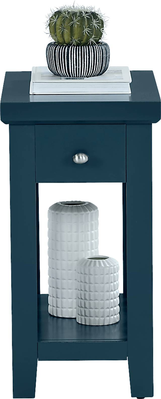 Abbie Navy Side Table - Thumbnail - Image 2