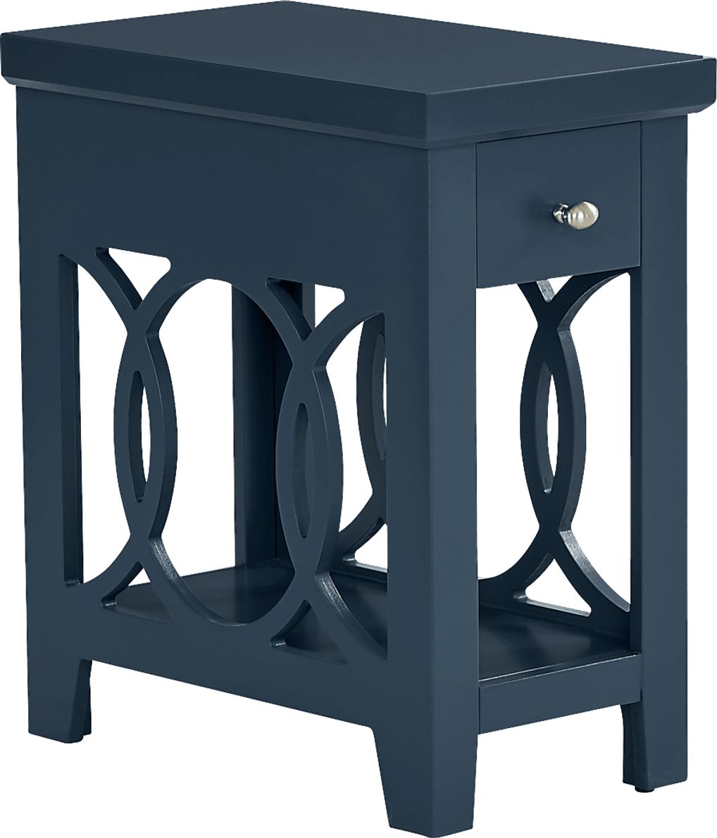 Abbie Navy Colors Side Table Rooms To Go