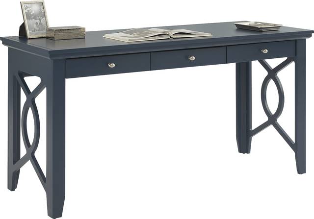 Abbie Navy Writing Desk - Thumbnail - Image 2