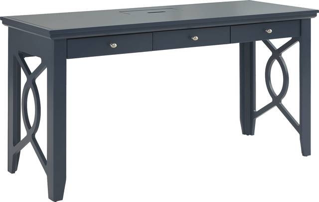 Abbie Navy Writing Desk - Thumbnail - Image 1