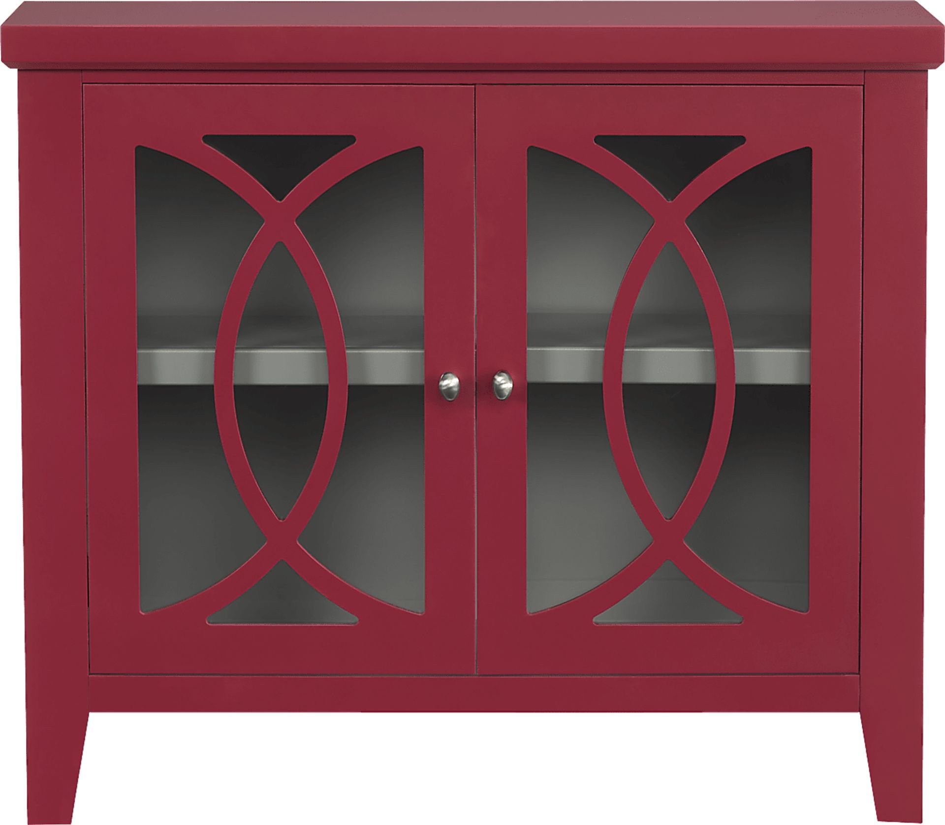 Abbie Red Accent Cabinet - Image 1