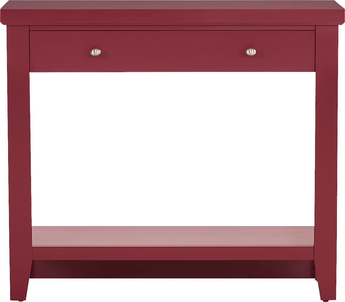 Abbie Red Accent Table - Thumbnail 2