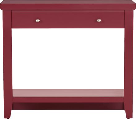 Abbie Red Accent Table