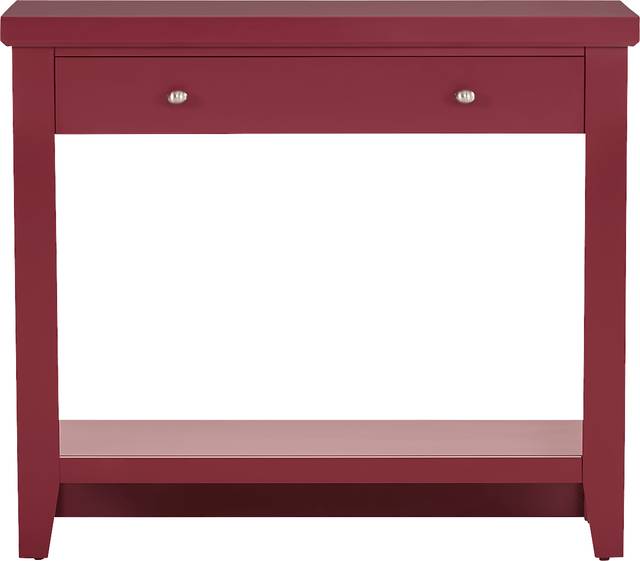 Abbie Red Accent Table - Thumbnail - Image 1