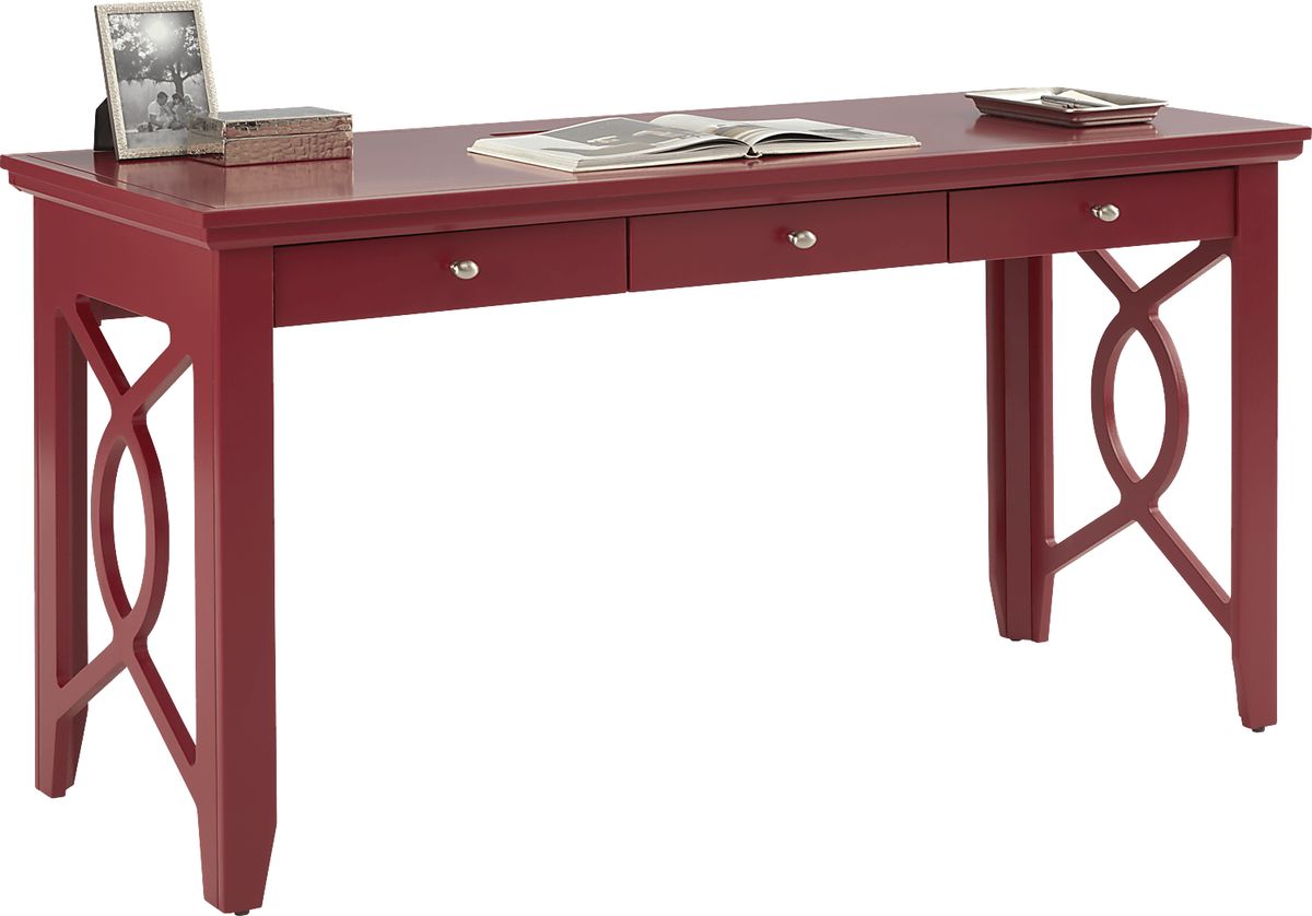 Abbie Red Colors Writing Desk | Rooms to Go