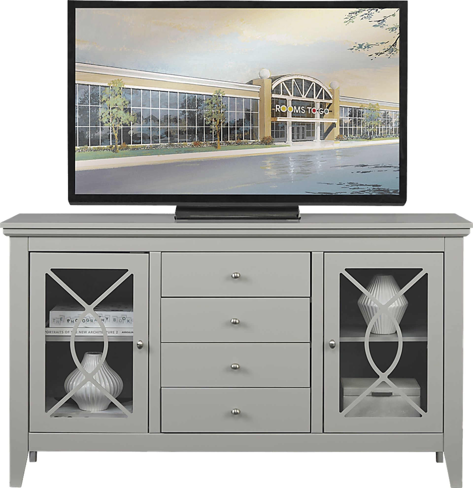 Abbie Silver 62 in. Console - Image 1