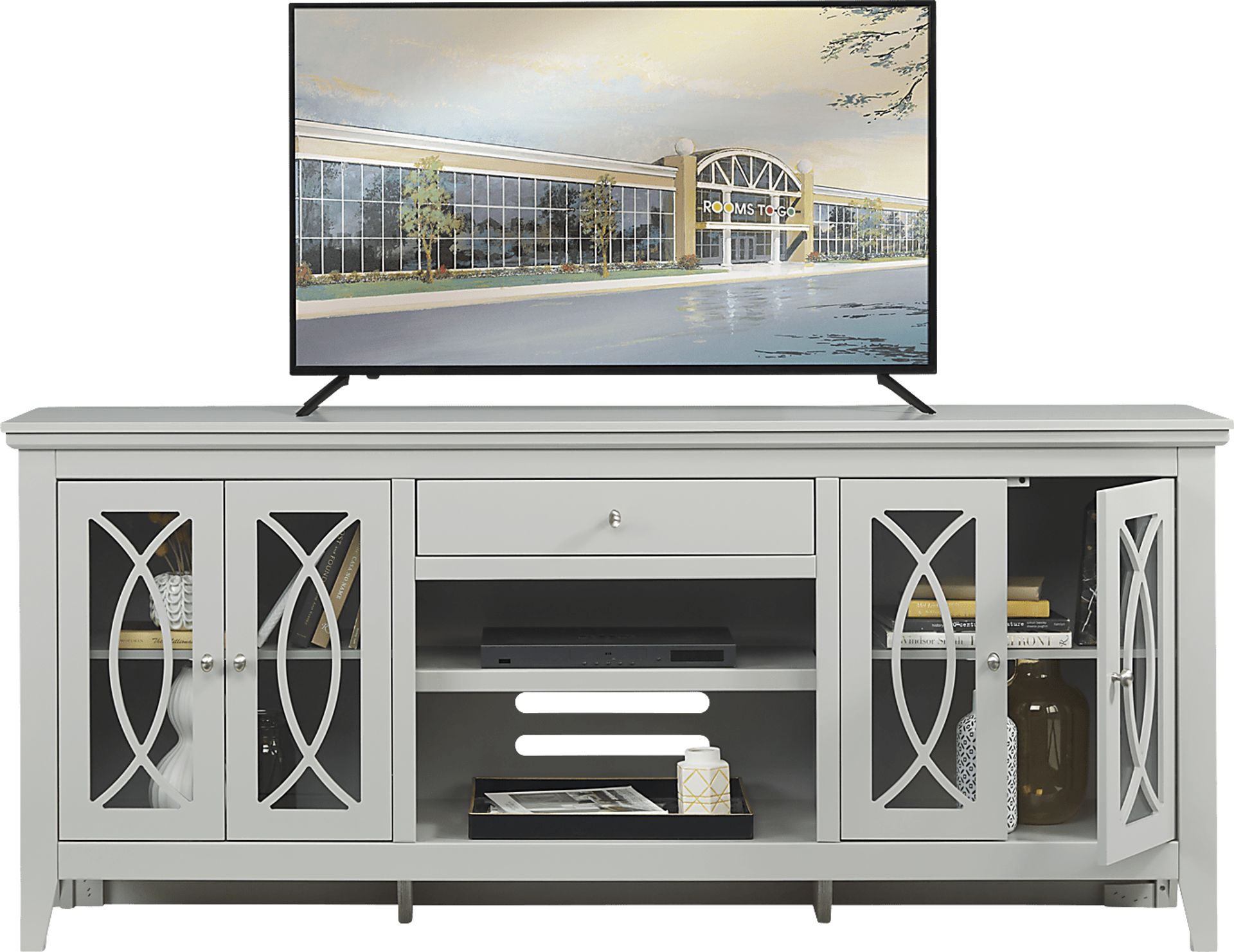 Abbie Silver 80 in. Console - Image 2