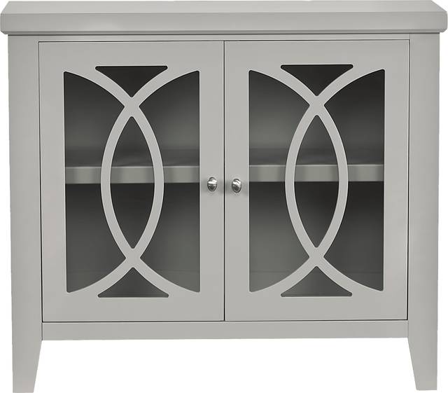 Abbie Silver Accent Cabinet - Thumbnail - Image 1