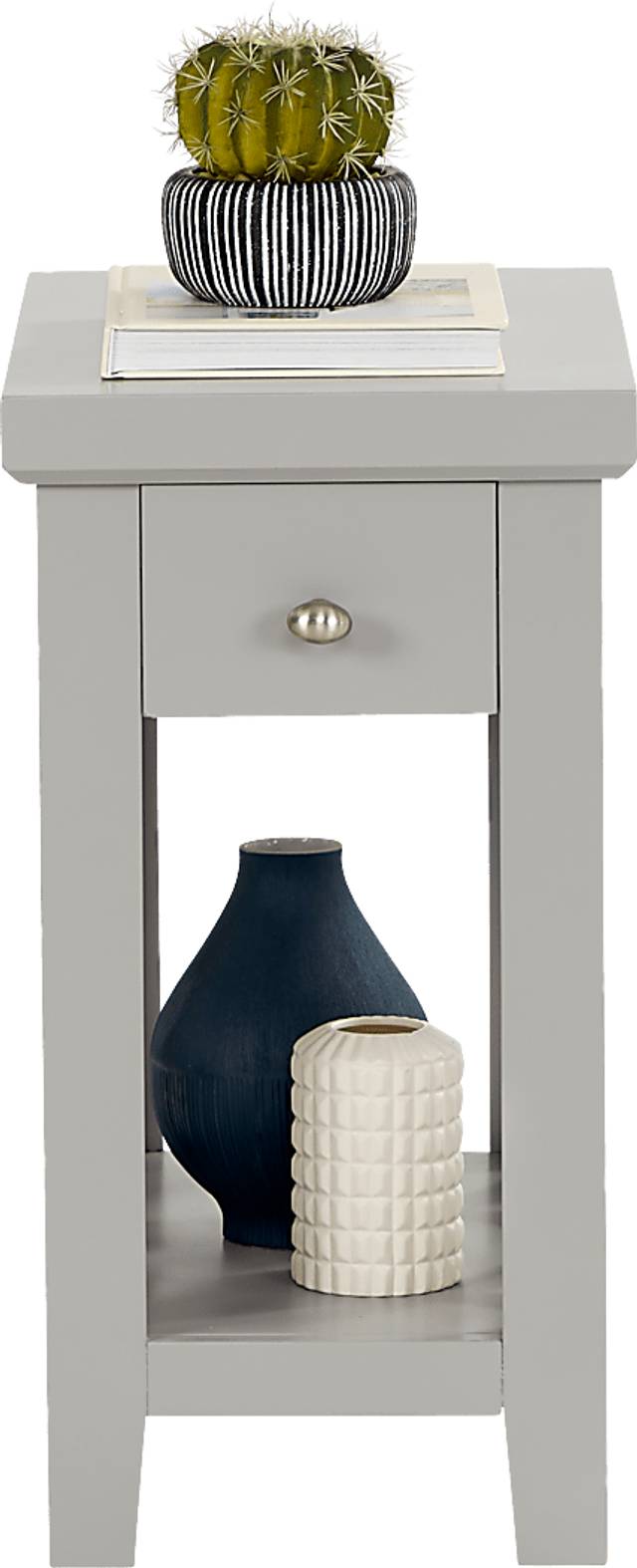 Abbie Silver Side Table - Thumbnail - Image 2