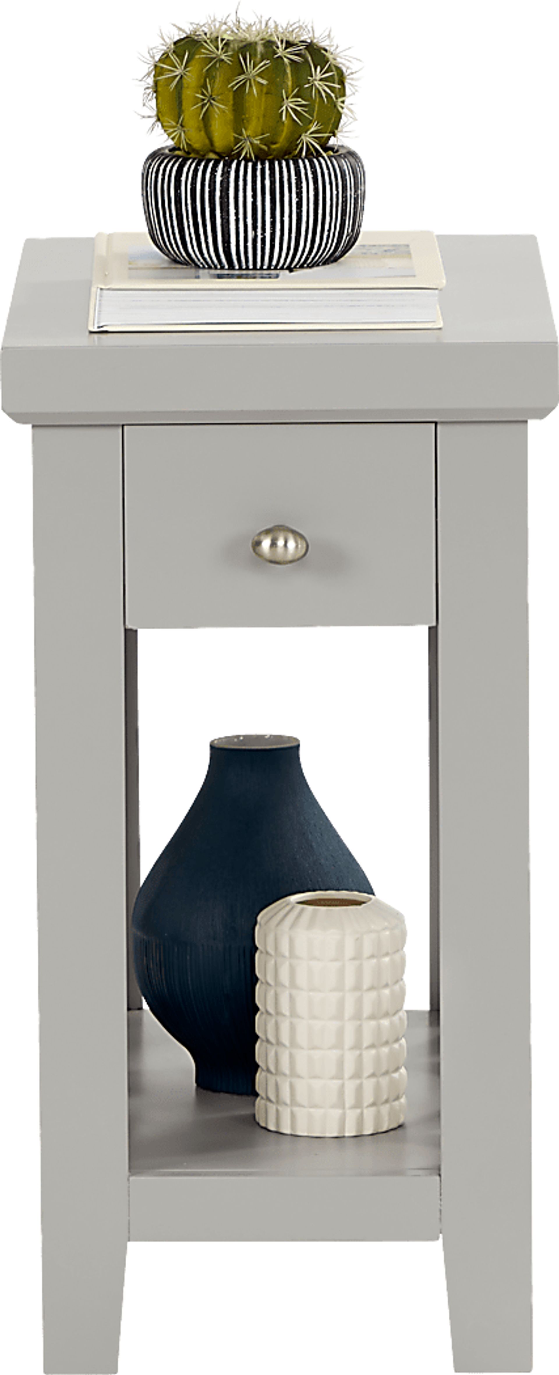 Abbie Silver Side Table - Image 2