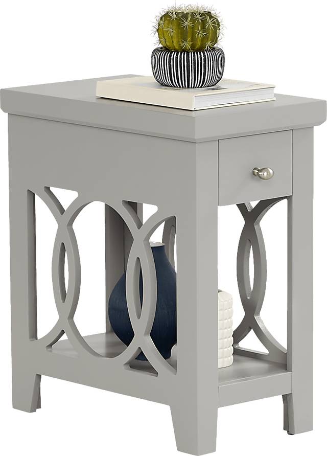 Abbie Silver Side Table - Thumbnail - Image 3